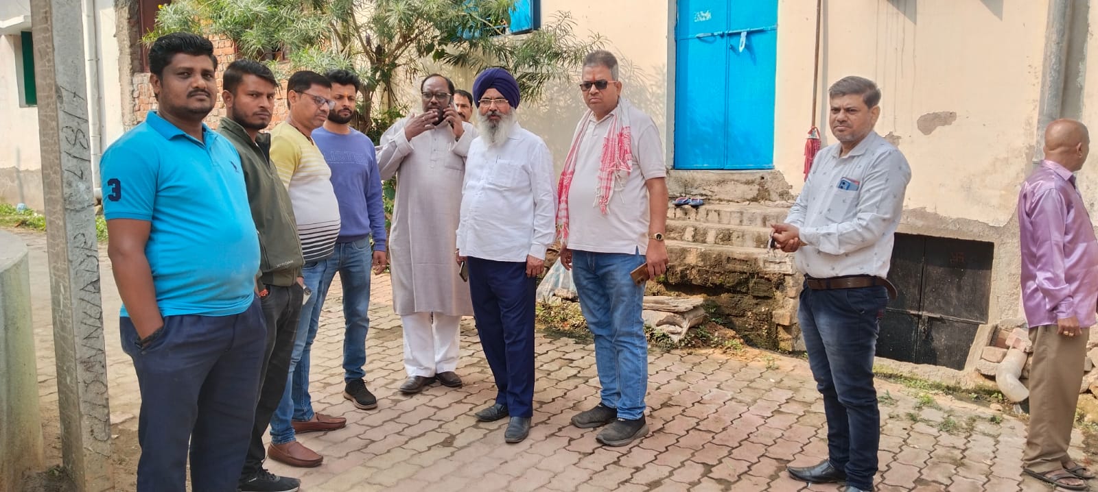 उलीडीह आदर्शनगर में जदयू नेताओं ने चलाया संपर्क समस्या समाधान अभियान