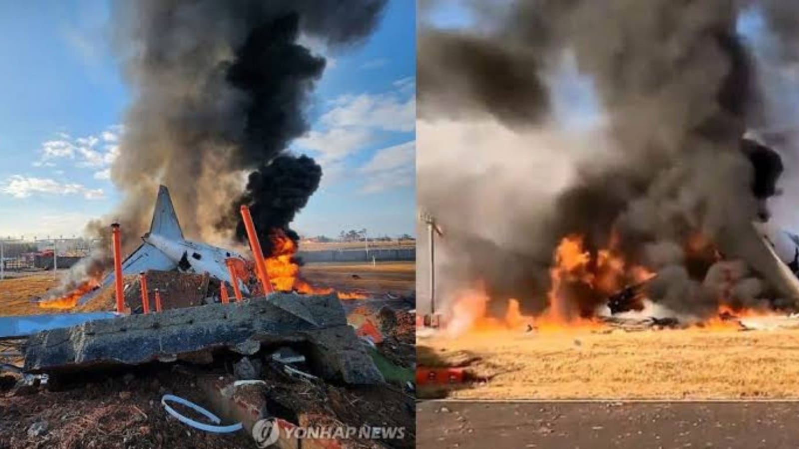 साउथ कोरिया के मुआन इंटरनेशनल एयरपोर्ट पर हुए विमान हादसे में 120 लोगों की मौत,राहत व बचाव कार्य जारी