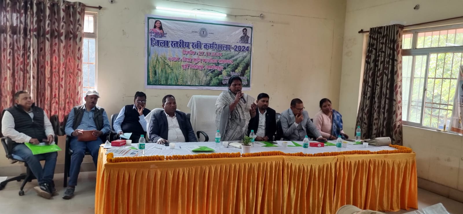 उपायुक्त के निर्देश पर कृषि कार्यालय में जिला स्तरीय रबी कार्यशाला आयोजित