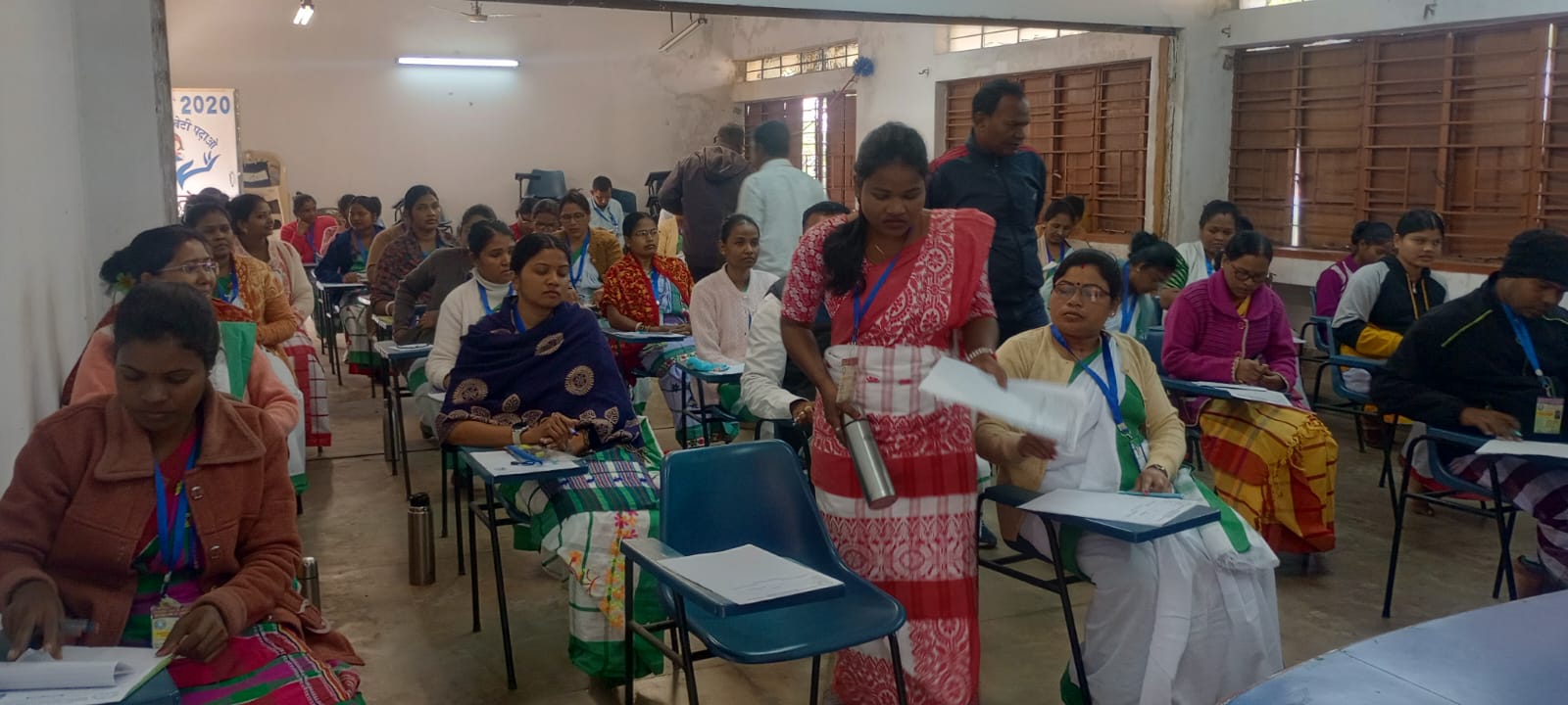 नरवापहाड़ के सीटीसी में संथाली ओलचिकी परीक्षा आयोजित