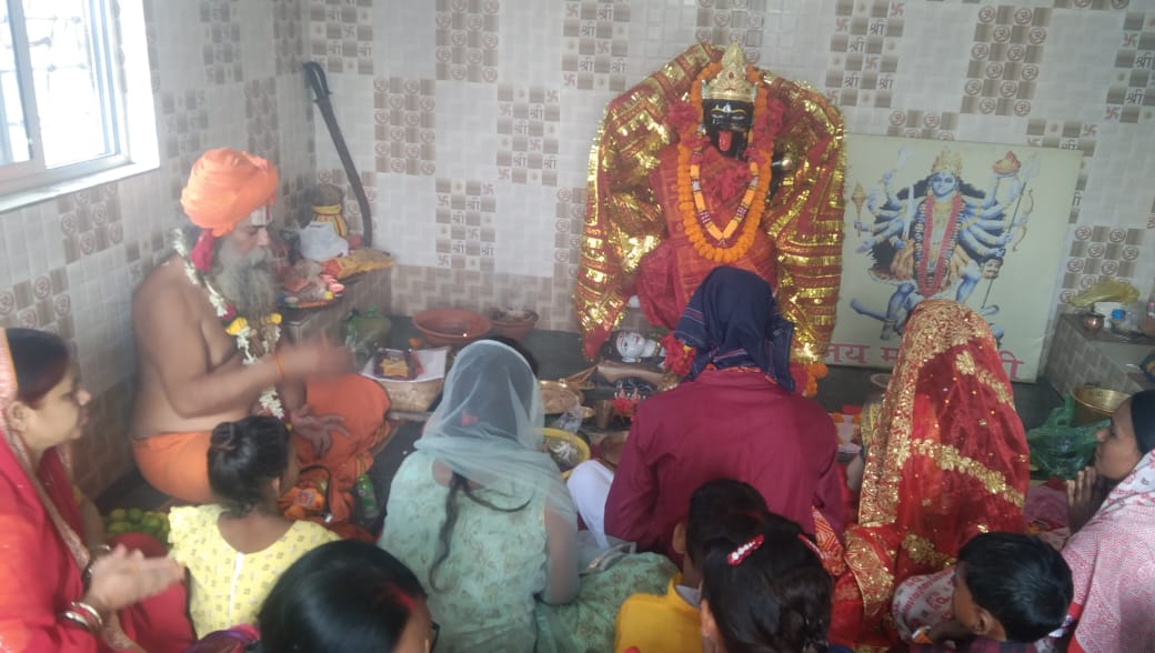 पौष अमावस्या पर कुलटांड़ काली बाड़ी में हुई काली पूजा