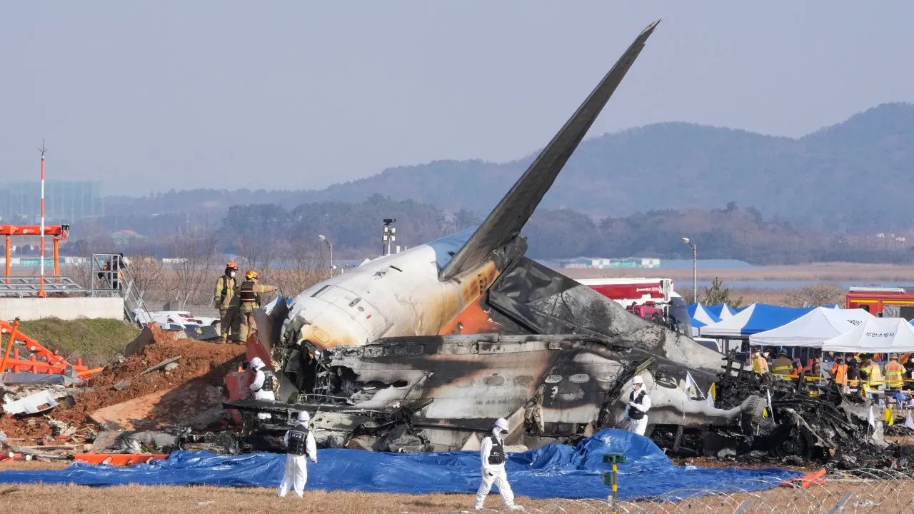 दक्षिण कोरिया में प्लेन क्रैश, हादसे में 151 लोगों की हुई मौत