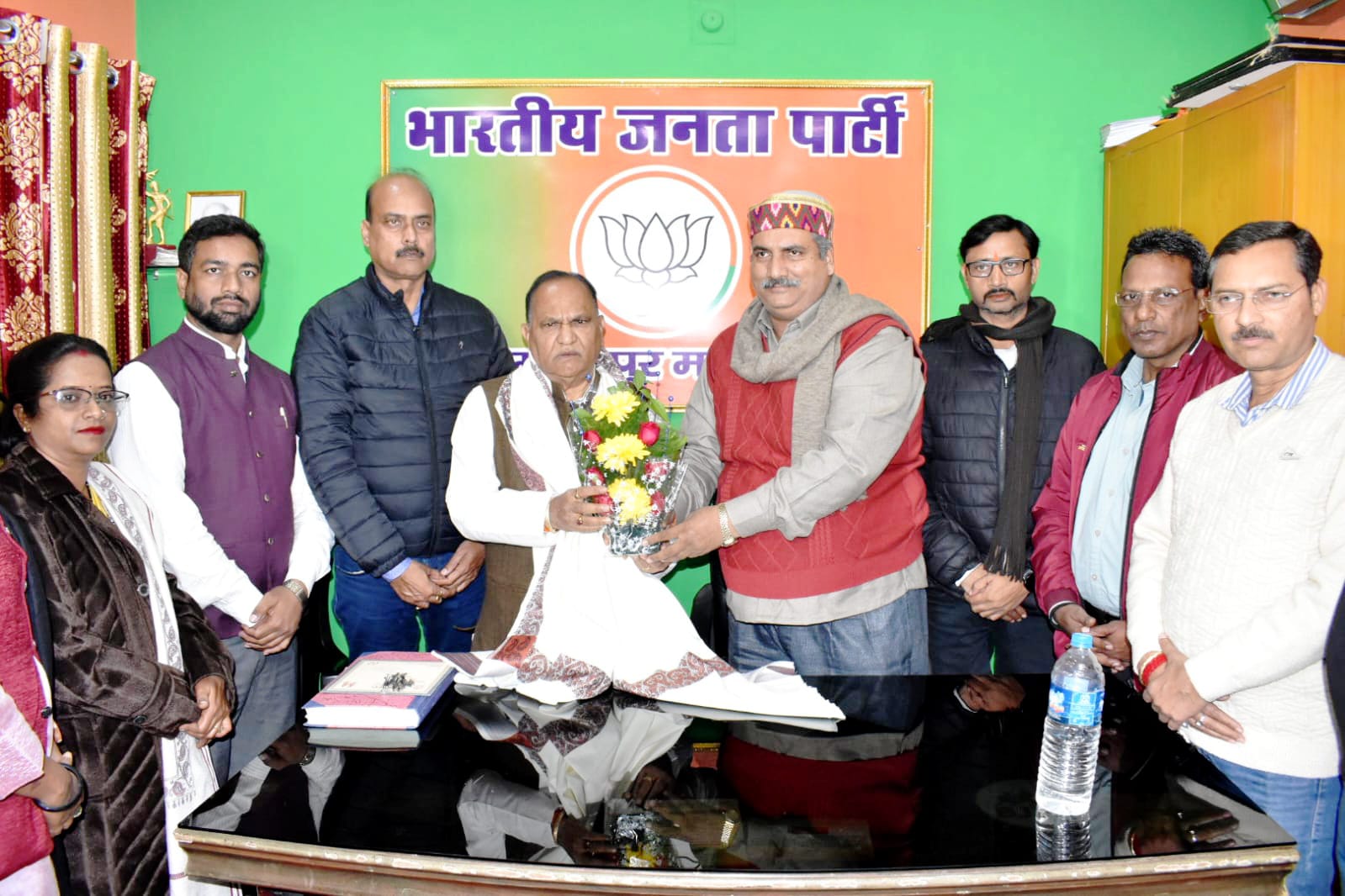 रांची के विधायक सीपी सिंह पहुंचे जमशेदपुर, भाजपा कार्यकर्ताओं ने किया भव्य स्वागत