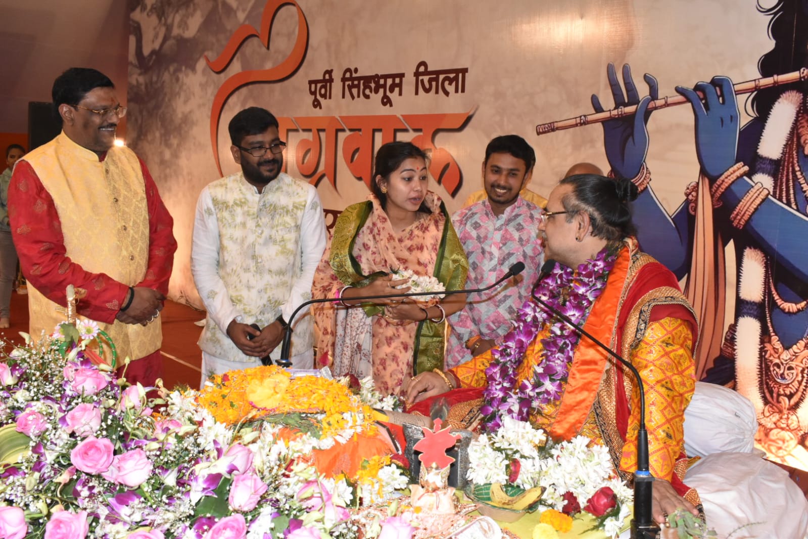 भागवत कथा सुनने से अहंकार का नाश होता है – बांके बिहारी 