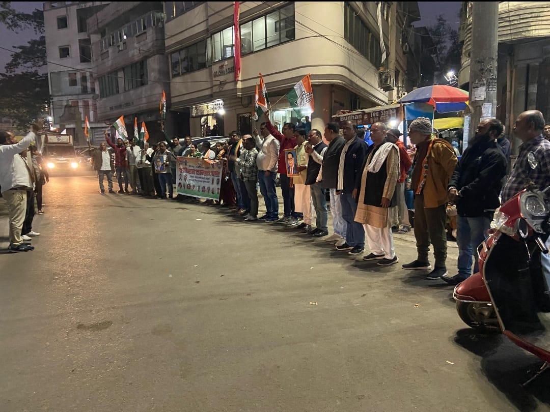 Jamshedpur: ‘जय बापू जय भीम’ जुगसलाई में कांग्रेस की जागरूकता पदयात्रा