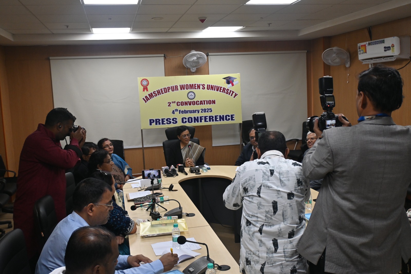 JWU Convocation: दीक्षांत समारोह की तैयारी, जमशेदपुर महिला विश्वविद्यालय में प्रेसवार्ता