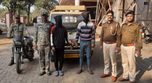 Gamhariya : आरआईटी पुलिस ने स्क्रैप लदा वाहन किया जब्त, दो आरोपी भेजे गये जेल