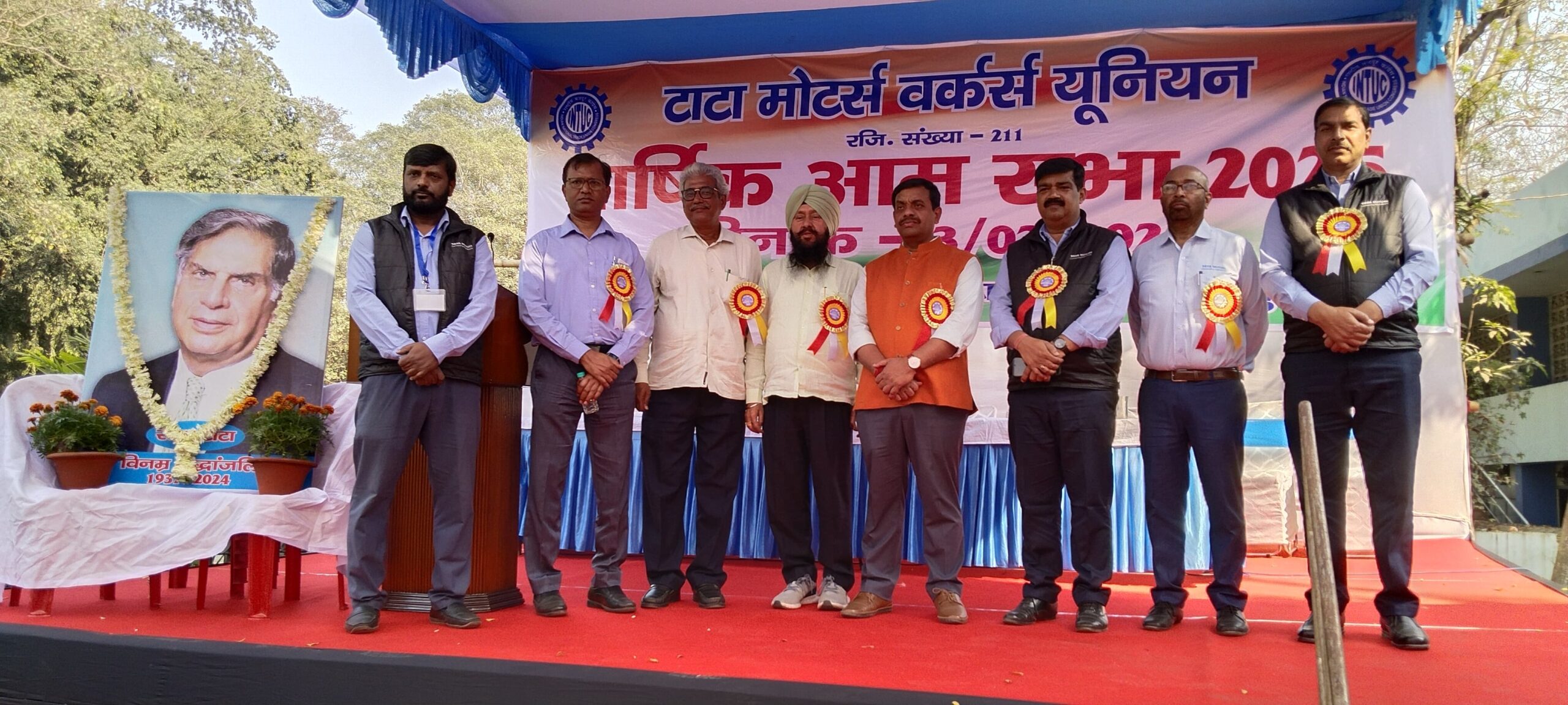 Jamshedpur: टाटा मोटर्स वर्कर्स के महामंत्री आरके सिंह की आमसभा, संघ की कार्य रिपोर्ट पर चर्चा