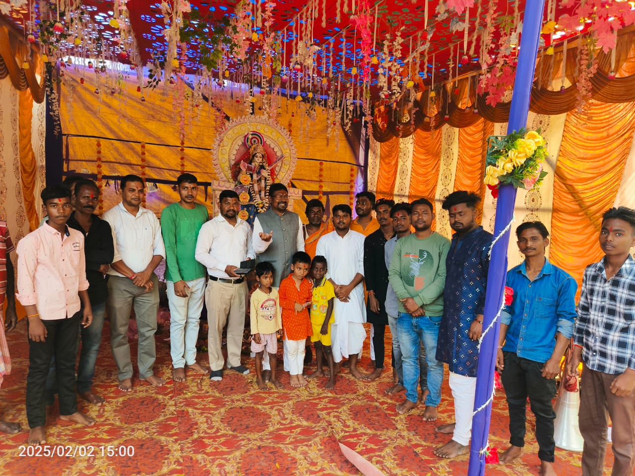 Potka: बागों पात्रों पाड़ा में धूमधाम से सरस्वती पूजा का आयोजन