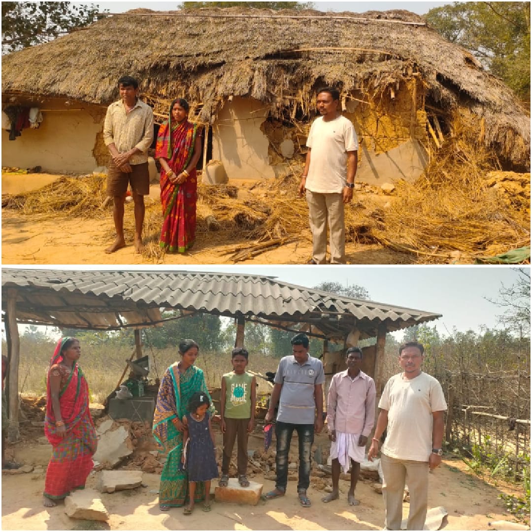 Baharagora : जंगली हाथी के आगमन से ग्रामीण भयभीत