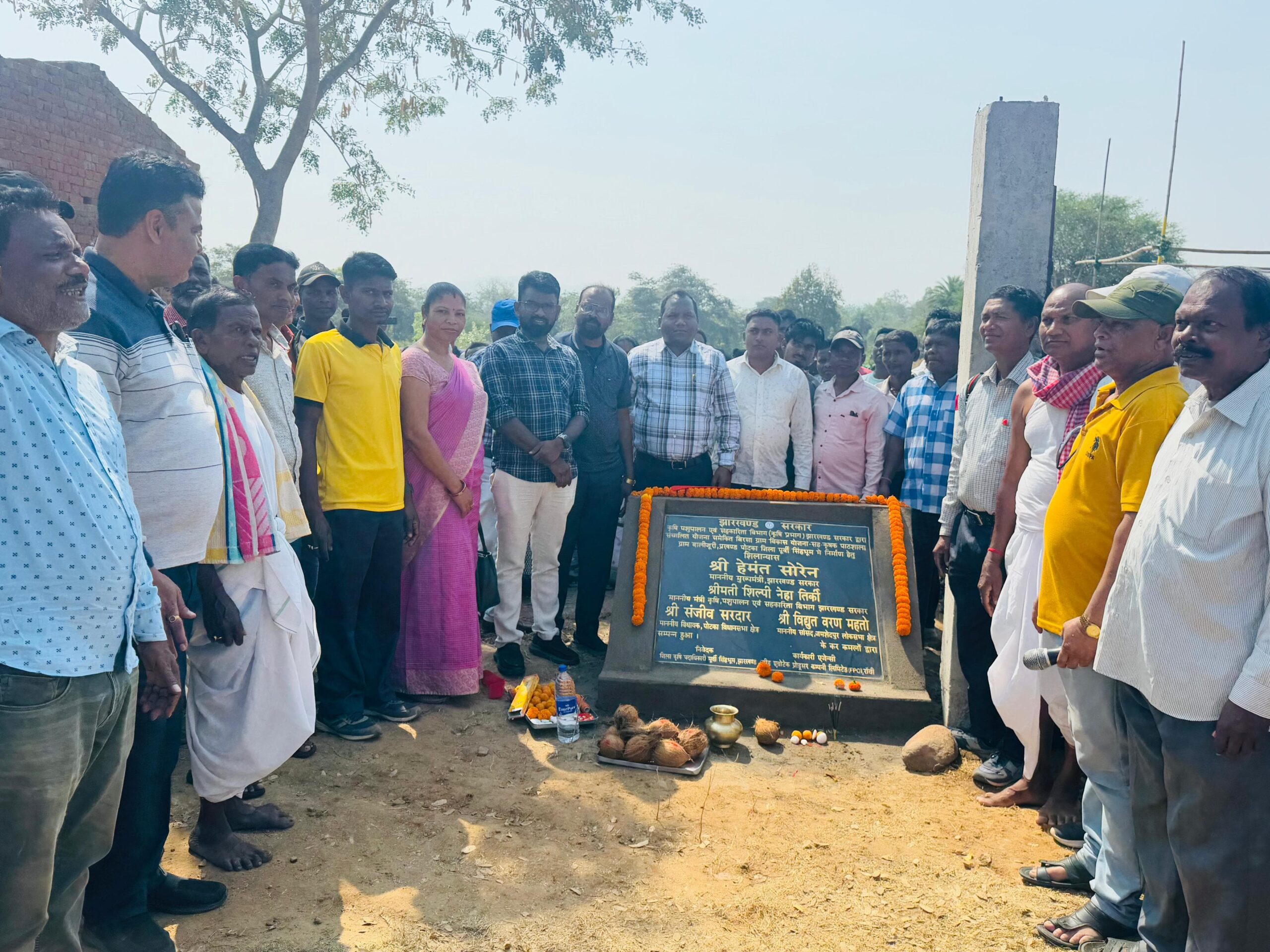 Potka : पोटका में समेकित बिरसा ग्राम विकास योजना सह कृषक पाठशाला का शिलान्यास