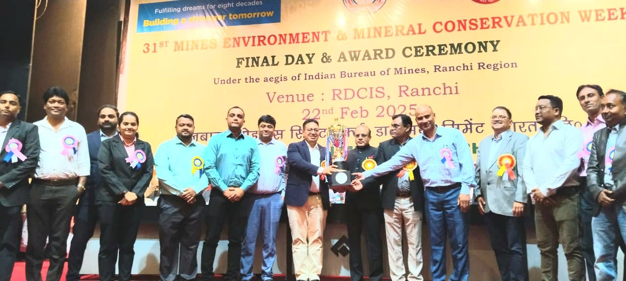 Ranchi : टाटा स्टील आयरन ओर माइंस ने एमईएमसी समापन समारोह में सात पुरस्कार जीते