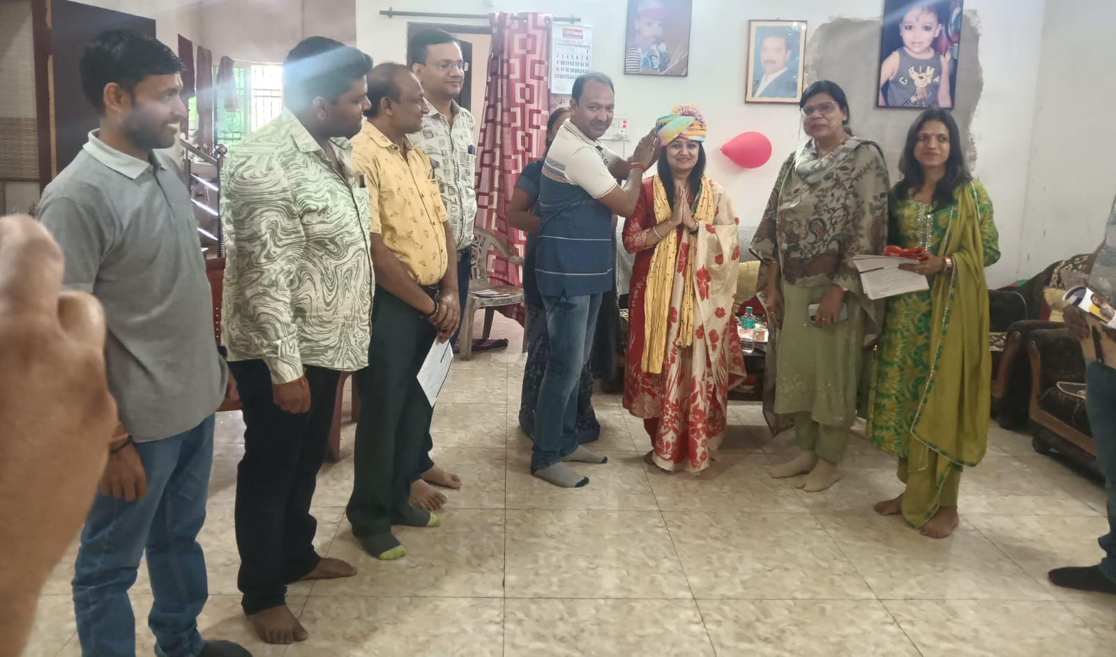 Chandil: मारवाड़ी युवा मंच के प्रांतीय अध्यक्ष पद की उम्मीदवार बिनीता सिंघानिया का चांडिल में स्वागत