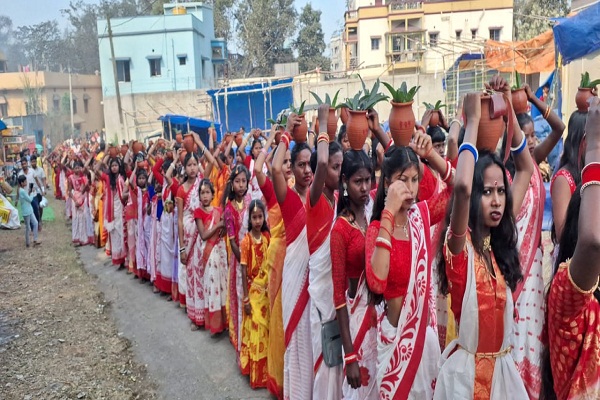 Potka : 1001 कलश यात्रा के साथ पांच दिवसीय यज्ञानुष्ठान प्रारंभ