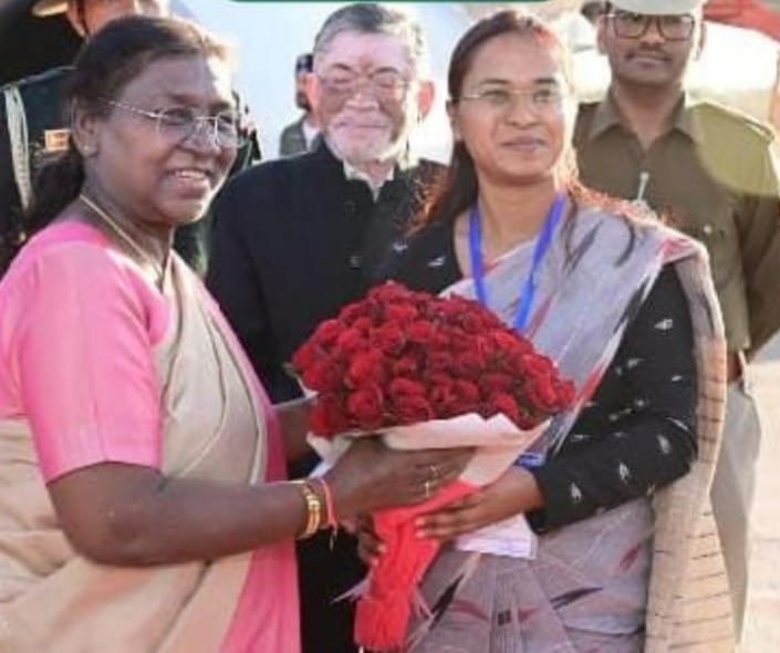 Ranch:  झारखृंड की धरती पर कृषि मंत्री ने किया ऱाष्ट्रपति का स्वागत