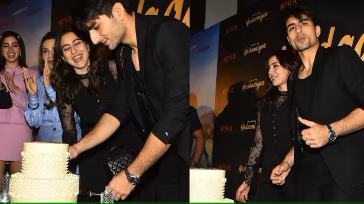 Nadaniyan Screening: नादानियां की स्क्रीनिंग पर सारा अली खान ने किया भाई इब्राहिम का बर्थडे सेलिब्रेट