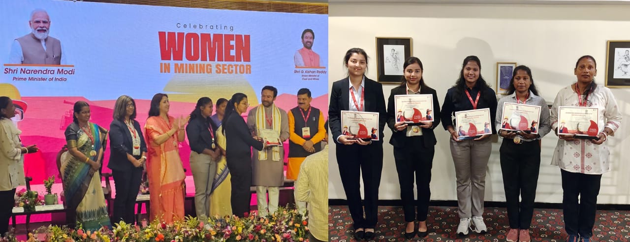 Chaibasa : टाटा स्टील नोवामुंडी की महिला कर्मचारियों को खान मंत्रालय ने किया अचीवर्स अवार्ड से सम्मानित
