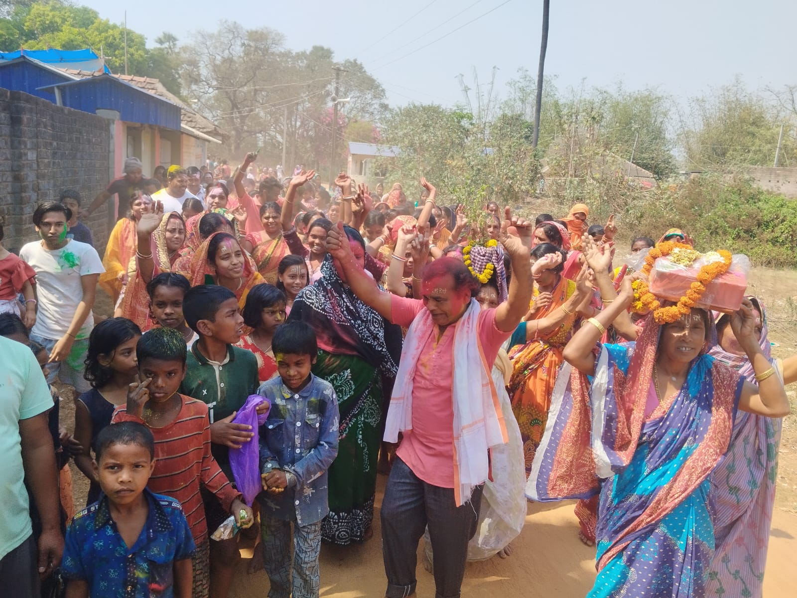 Baharagora : दधि मोहोत्सव के साथ सात दिवसीय भागवत कथा का समापन