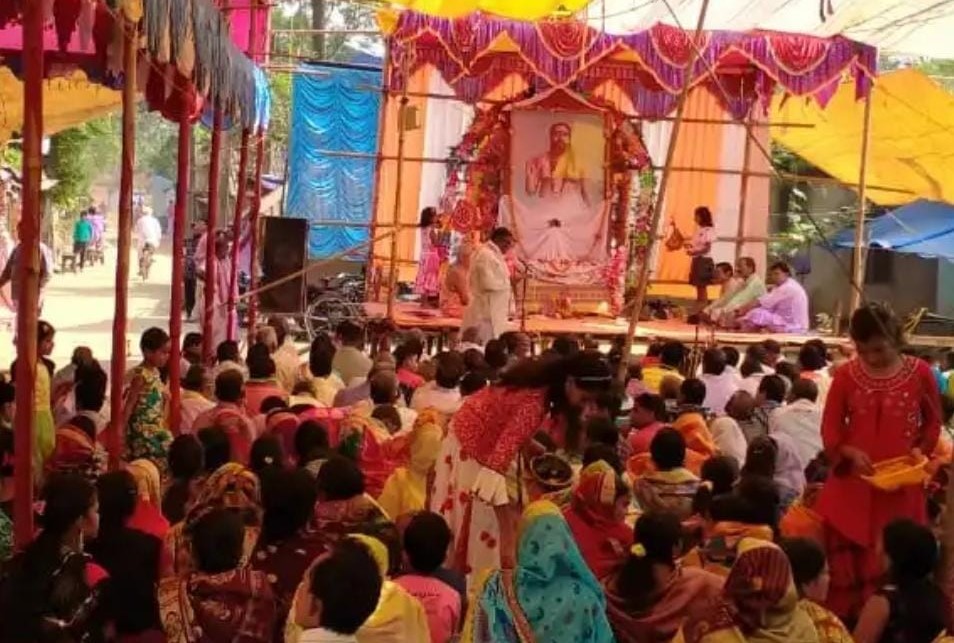 Baharagora : श्री श्री निगमानंद सरस्वती परमहंस देव का पूर्णमासी सत्संग संपन्न