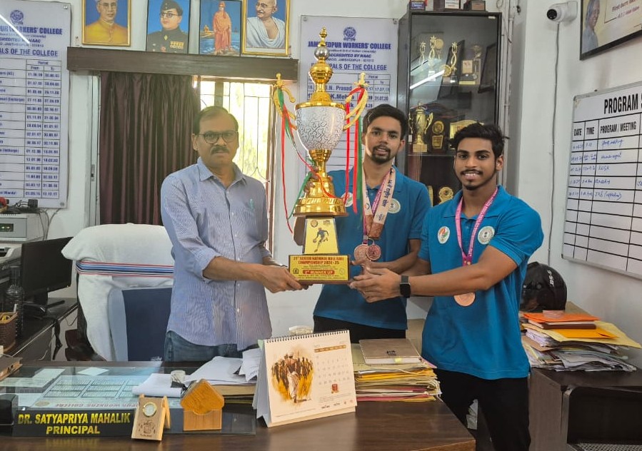 रॉल बॉल और नेशनल गेम्स में Jamshedpur Workers College के विद्यार्थियों ने लहराया परचम