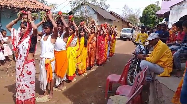 Potka: शंकरदा गांव में मां शीतला की पूजा, चालीस सालों की श्रद्धा और भक्ति की परंपरा