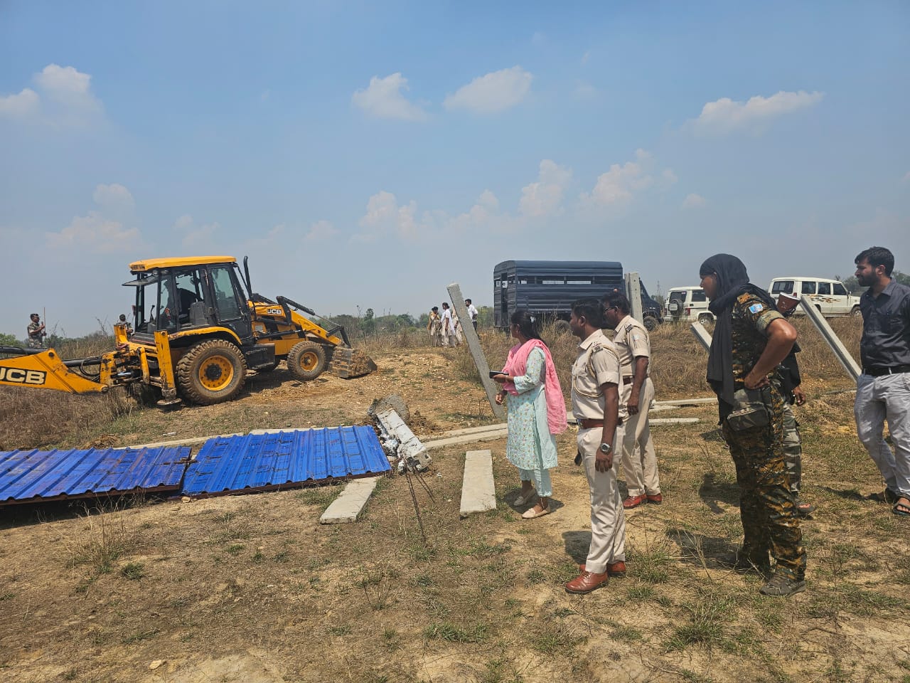 Potka: SDO ने सरकारी जमीन को करवाया अतिक्रमण मुक्त