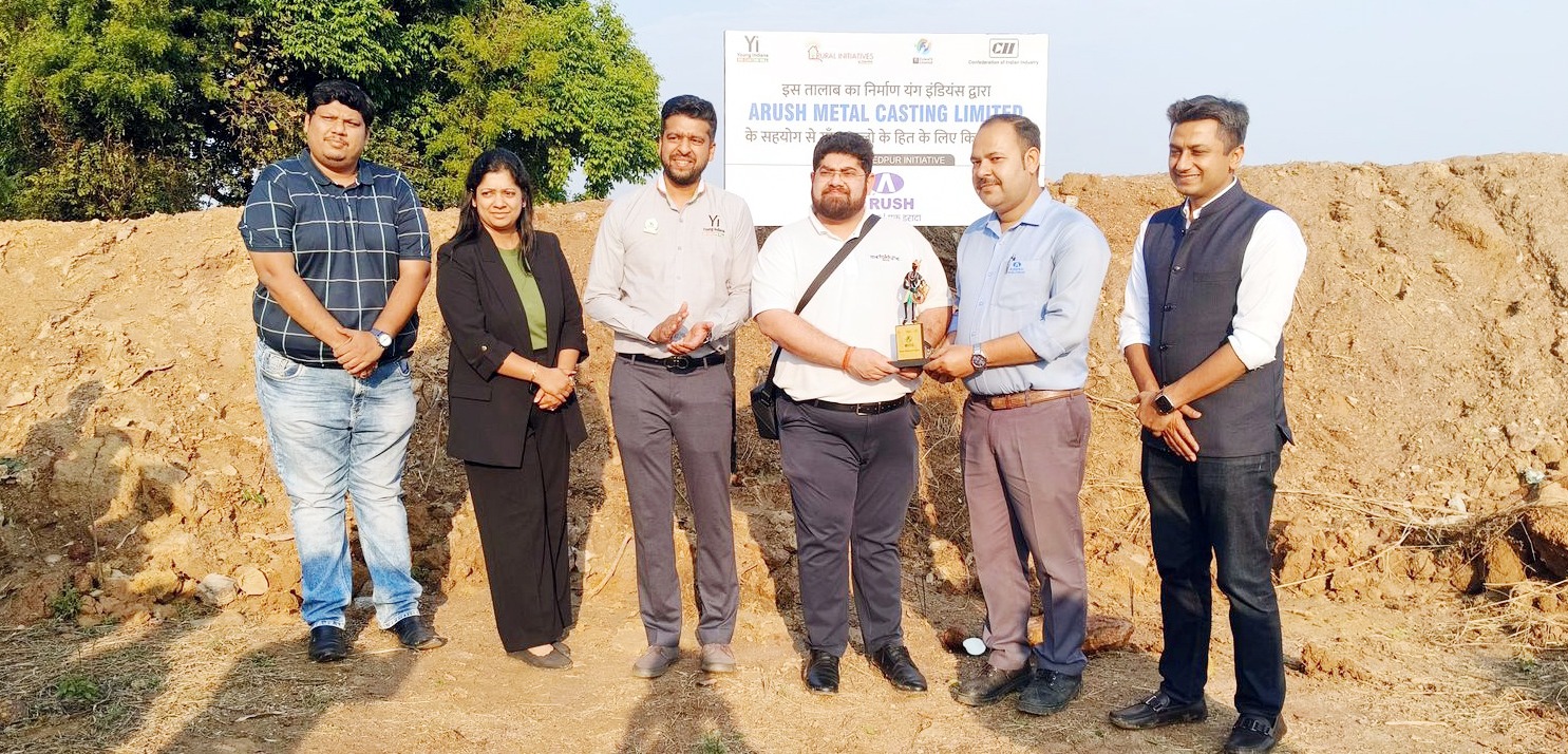 पर्यावरणीय जिम्मेदारी की ओर अग्रसर Young Indian, Jamshedpur में किया 20वें तालाब का उद्घाटन