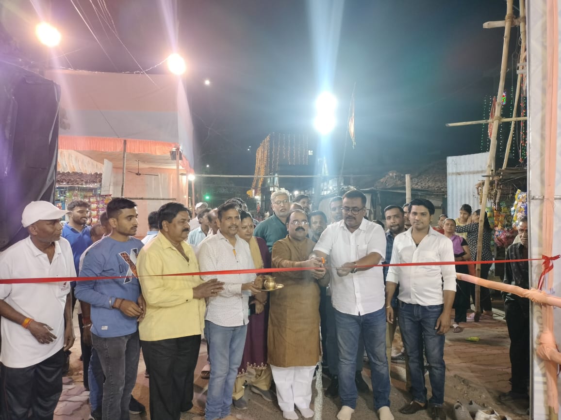 Jamshedpur : सोनारी में जवारा पूजा पंडाल का उद्घाटन
