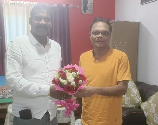 West Singhbhum: राज्य मंत्री से विधायक सोनाराम सिंकु ने की शिष्टाचार भेंट