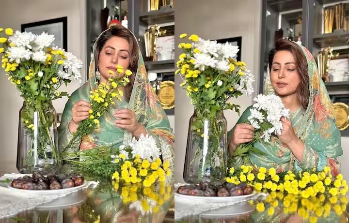 Entertainment: रमजान के पहले रोजे पर दिखा Hina Khan का प्यारा अंदाज, कैंसर ट्रीटमेंट के बीच रखा रोज़ा – देखिए तस्वीरें
