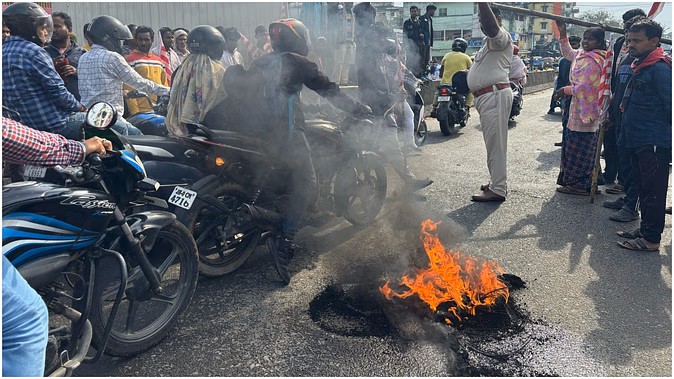 Jharkhand: रांची में आज आदिवासी संगठनों का 18 घंटे का बंद, सड़कों पर प्रदर्शन