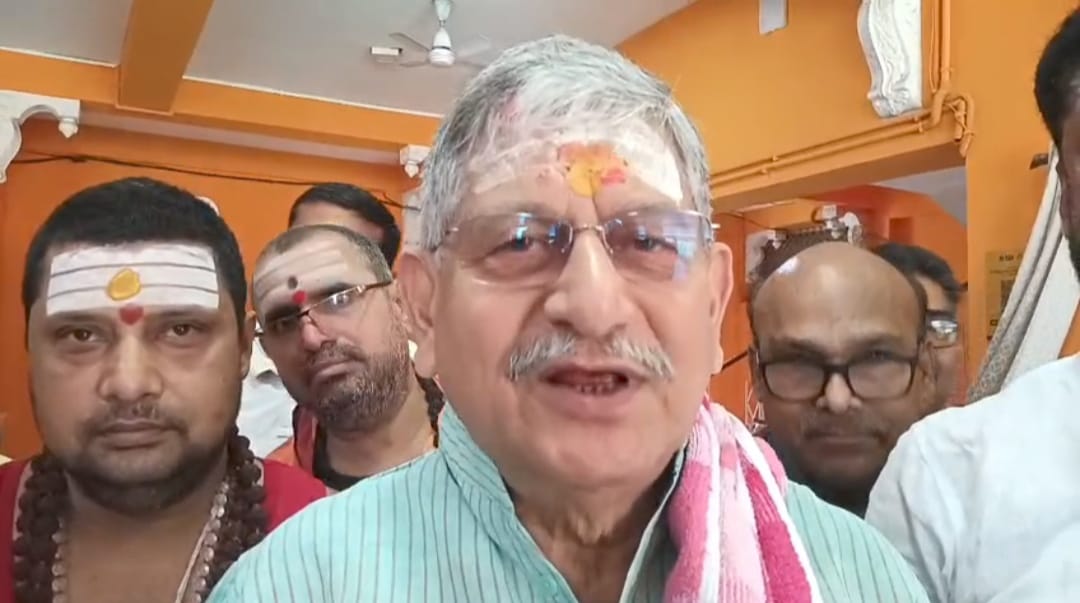 Deoghar: केंद्रीय मंत्री ललन सिंह ने बाबा बैद्यनाथ की पूजा की, कहा- देश में कानून बनाने का अधिकार संसद को..