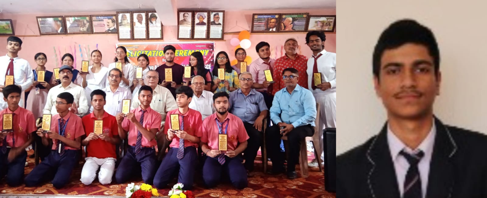 Deoghar: शानदार परीक्षा परिणाम के लिए रेड रोज स्कूल के छात्रों को मिला सम्मान