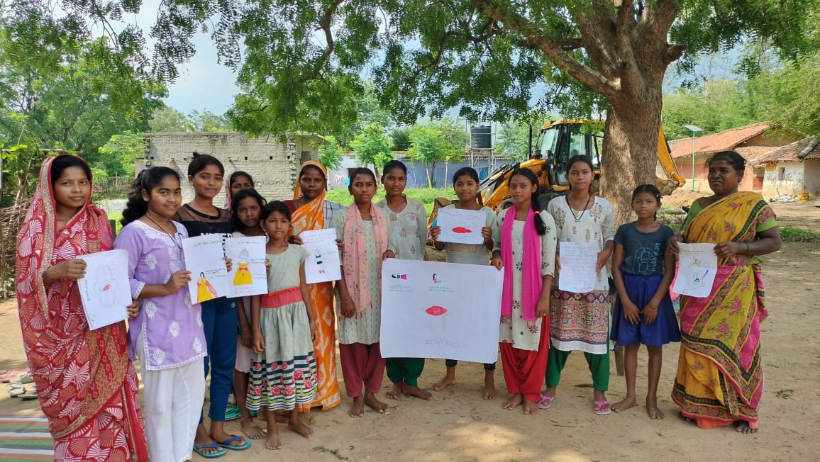 Potka: मासिक धर्म पर खुलकर बात, गांवों की दीवारों पर गूंजा संदेश