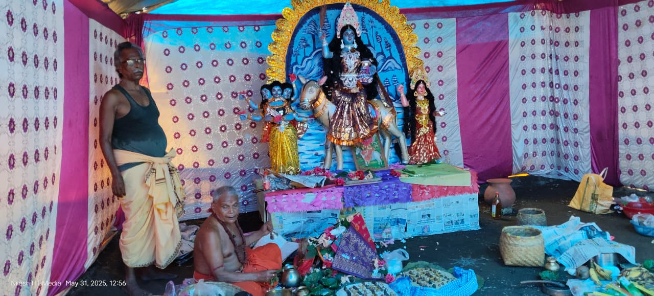 Baharagora: तीन दिवसीय मां शीतला पूजा शुरू