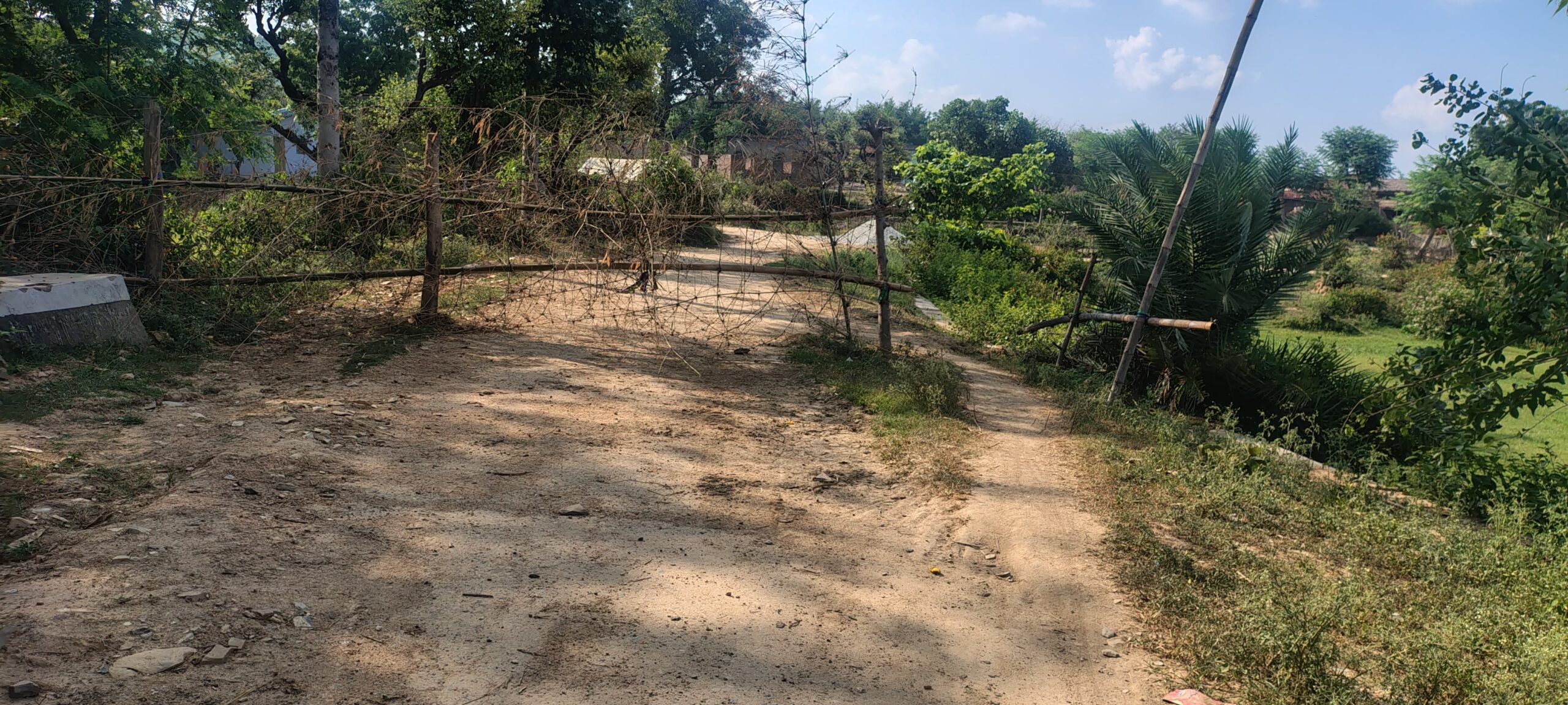 Saraikela: रैयतदार ने पक्की सड़क पर लगाया बैरियर, ग्रामीण हुए परेशान