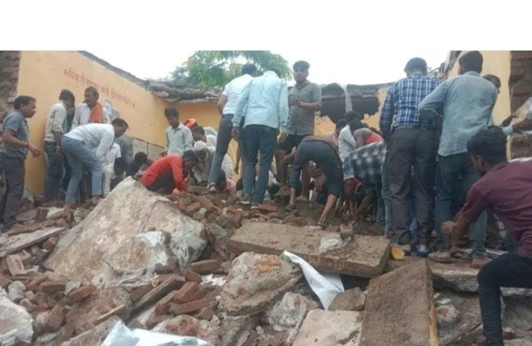 Rajasthan में बड़ा हादसा-स्कूल की छत गिरने से दबे 60 से अधिक बच्चे, 4 मासूमों की मौत