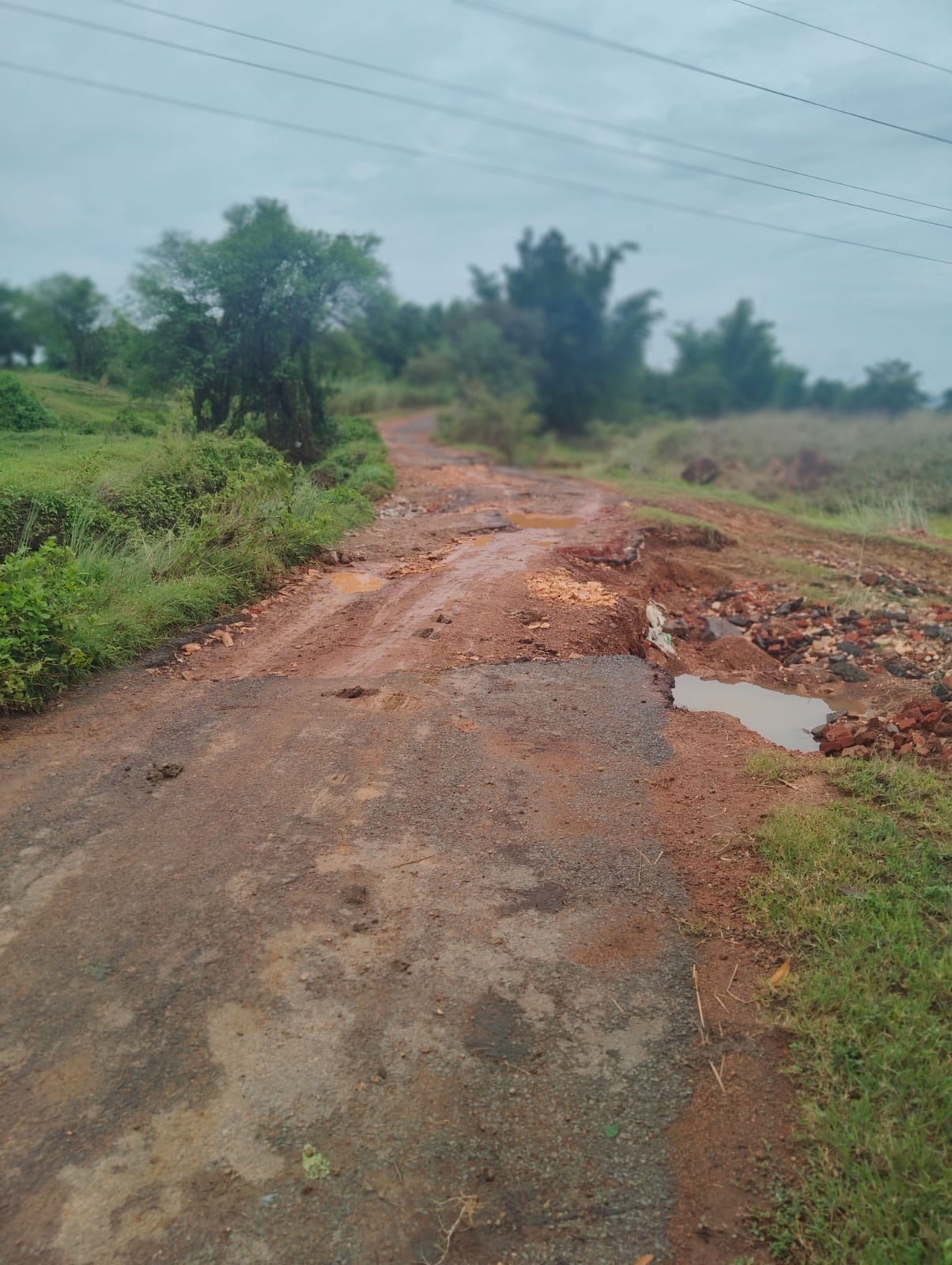 Bahragora: गांव से प्रखंड मुख्यालय को जोड़ने वाली सड़क खस्ताहाल, जान जोखिम में डाल चल रहे लोग