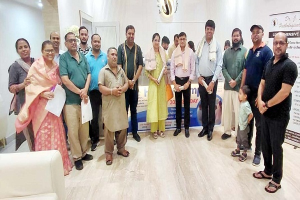 Jamshedpur : मायुमं स्टील सिटी शाखा का नि:शुल्क स्वास्थ्य जांच शिविर आयोजित