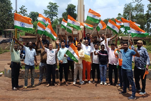 Har Ghar Tiranga : बड़ाजामदा और दिरीबुरु पंचायत में भाजपा ने निकाली तिरंगा यात्रा