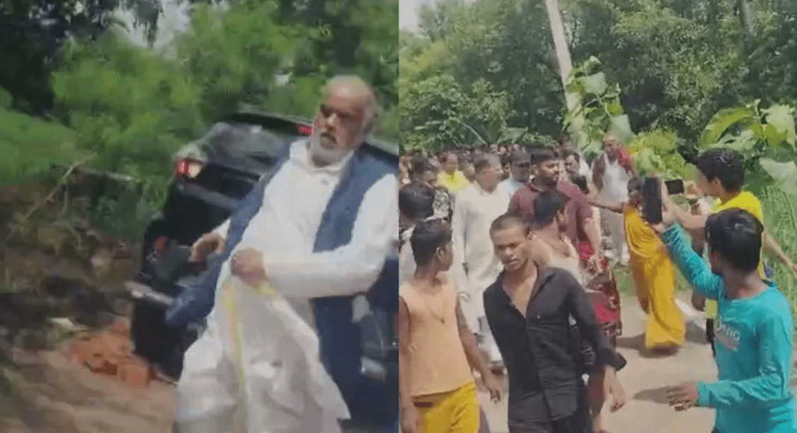 Bihar: सड़क हादसे के पीड़ित परिवार से मिलने पहुंचे मंत्री-विधायक, ग्रामीणों ने किया लाठी-डंडों से हमला