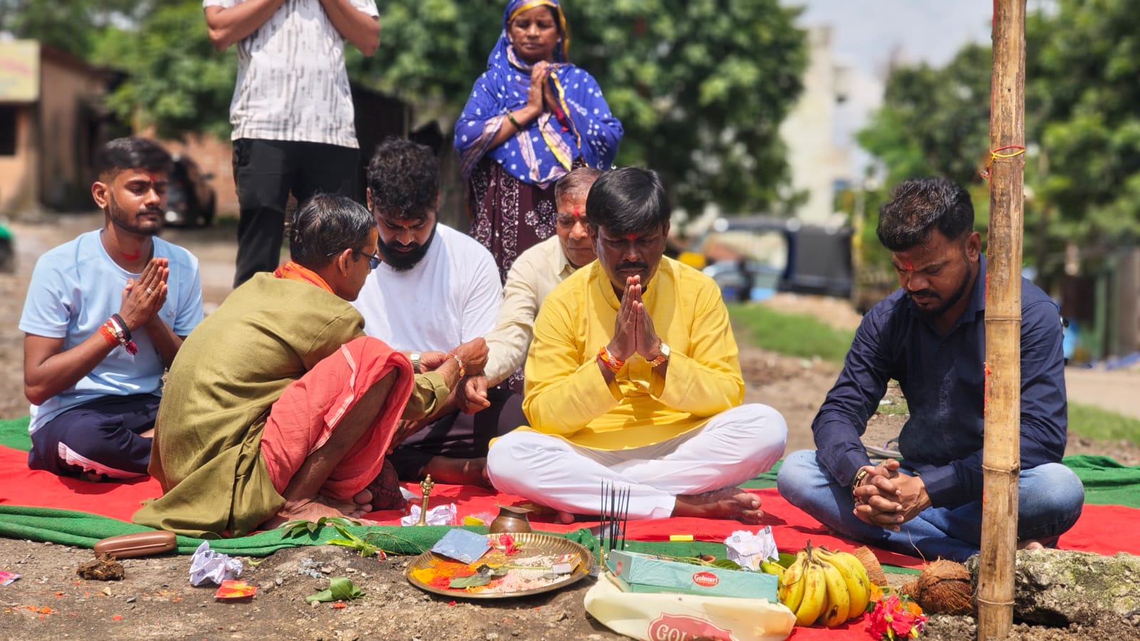 Jamshedpur: वीर भगत सिंह फैंस क्लब की गणेश उत्सव की तैयारियां शुरू, हुआ भूमि पूजन