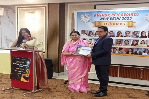 Jharkhand: जमशेदपुर के लेखक विकास कुमार भकत को राष्ट्रीय स्तर पर मिला ऑथर पेन अवार्ड