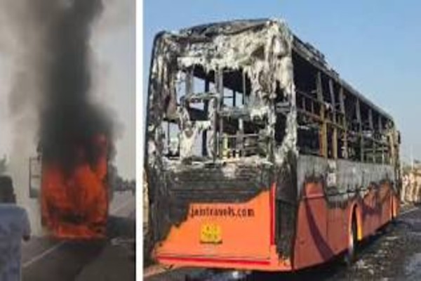 Jaisalmer Bus Fire: चलती बस में आग, एक ही परिवार के 5 सदस्यों सहित 20 मरे – प्री-वेडिंग से लौट रहा जोड़ा बाल-बाल बचा