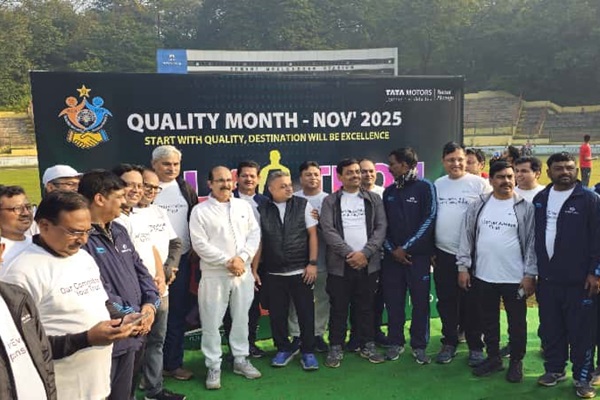 Jamshedpur : टाटा मोटर्स द्वारा 5 किलोमीटर वॉकथॉन का सफल आयोजन, 850 प्रतिभागियों ने बढ़ाया स्वास्थ्य एवं गुणवत्ता का संदेश