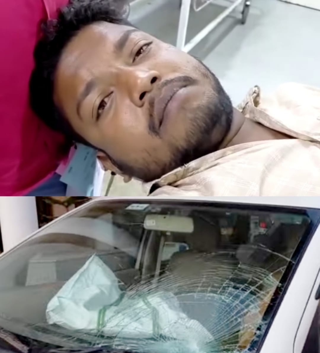 Jamshedpur: सांड के हमले से बचने की कोशिश में कार से टकराया बस खलासी, घायल