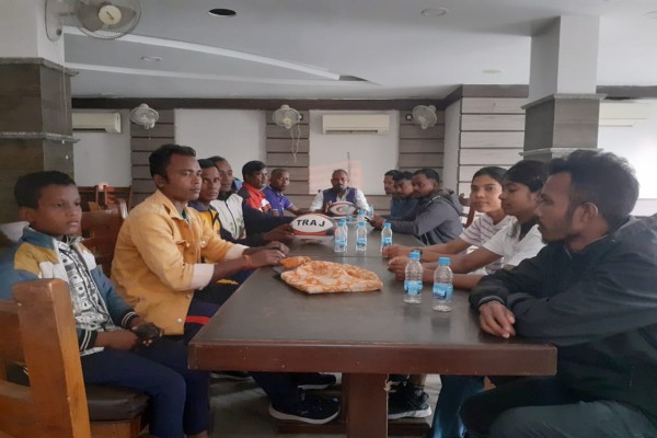 Saraikela: टच रग्बी एसोसिएशन ऑफ़ झारखंड ने बनाई खेल उत्थान की रणनीति, 6 दिसंबर को लॉन्च होगा ऑफिशियल बॉल