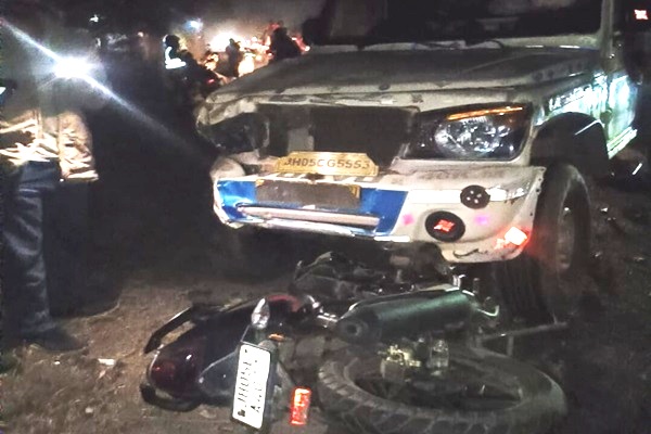 Potka : तेज रफ्तार पिकअप वैन ने बाइक सवारों को मारी टक्कर, एक युवक की मौत