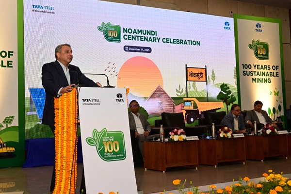 Gua : टाटा स्टील नोआमुंडी ने शताब्दी समारोह के साथ 100 साल की खनन उत्कृष्टता का जश्न मनाया