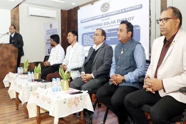 Jamshedpur : एससीसीआई सेमिनार में सौर ऊर्जा के पर्यावरणीय और आर्थिक लाभों पर विशेष चर्चा